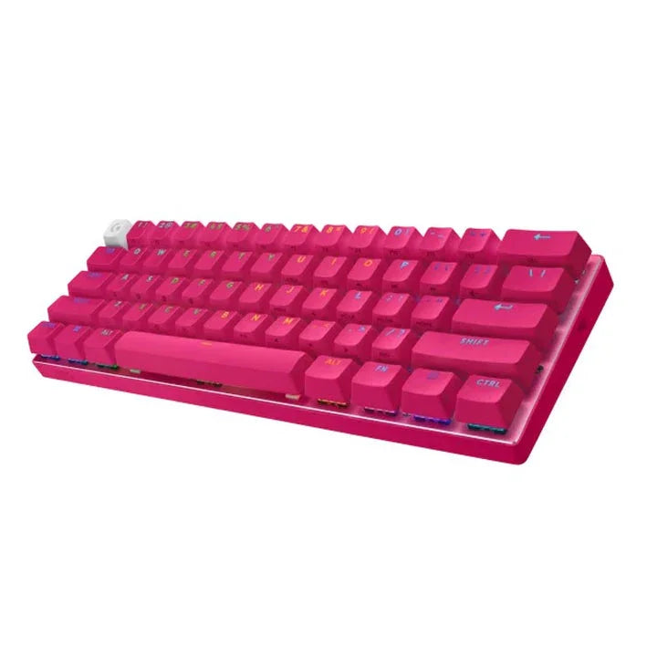 Logitech Pro X 60 Lightspeed Wireless Gaming Keyboard - Magenta - Tashqila Logitech Pro X 60 Lightspeed Wireless Gaming Keyboard - Magenta - Tashqila